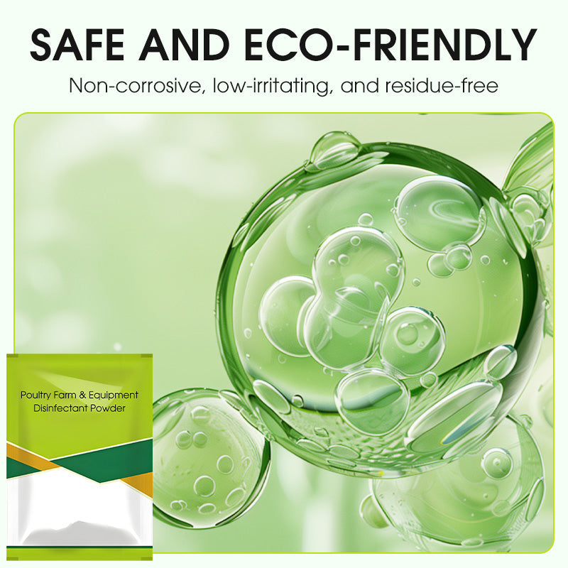 100 g di polvere disinfettante per pollai e attrezzature agricole
