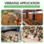 100 g di polvere disinfettante per pollai e attrezzature agricole