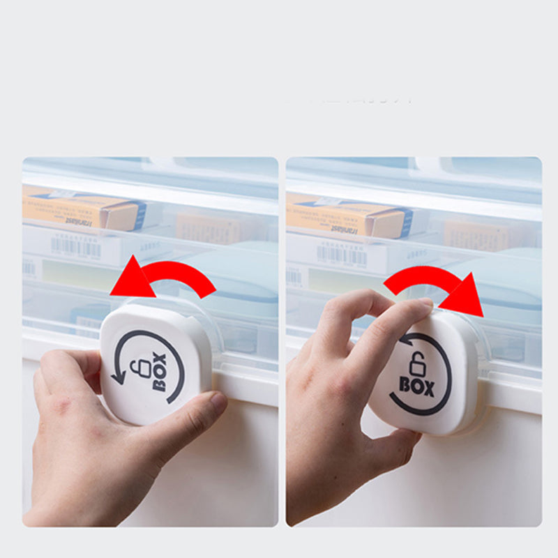 Scatola per medicinali a più livelli con grande capacità per la casa